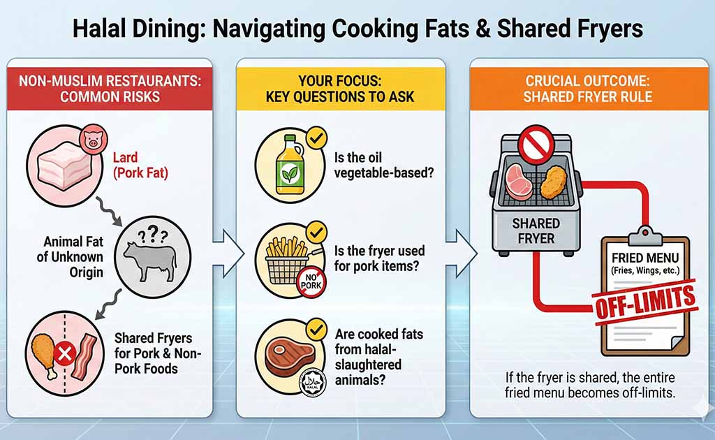 Infographic sharing the warning haram food mixing