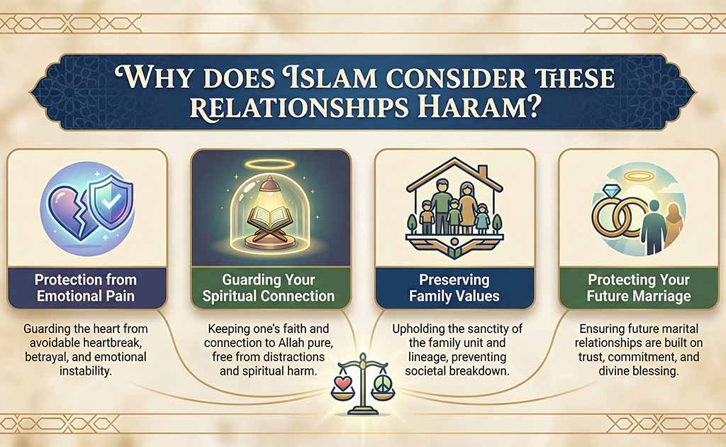 Showing reason why relationshir haram