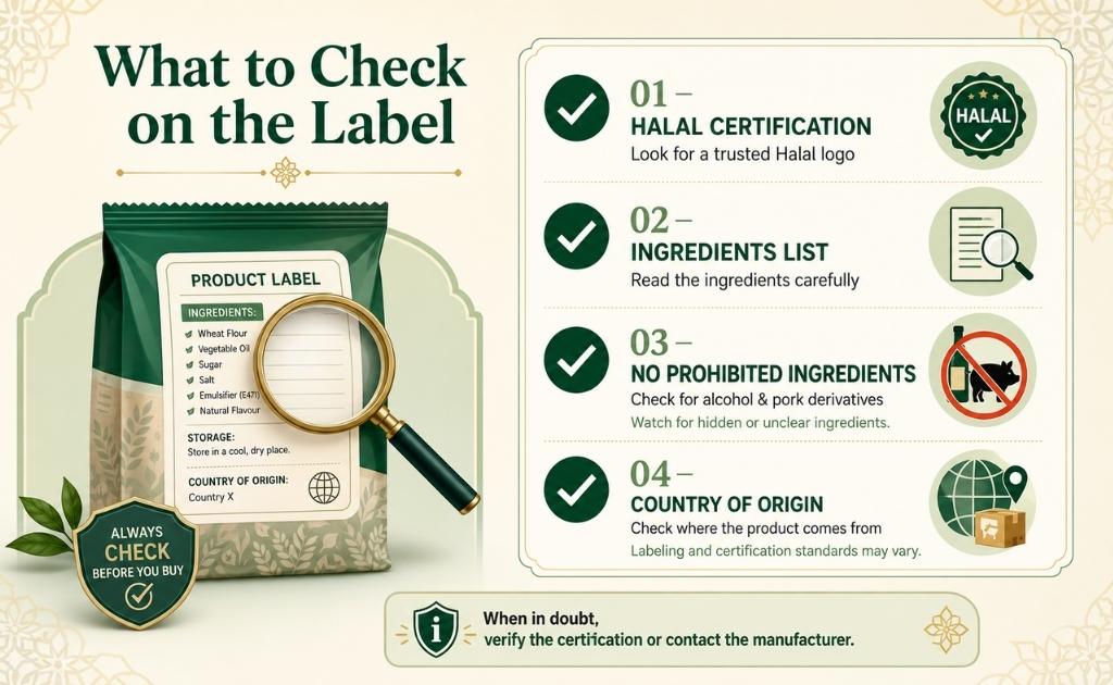Halal Check List on the Product Level