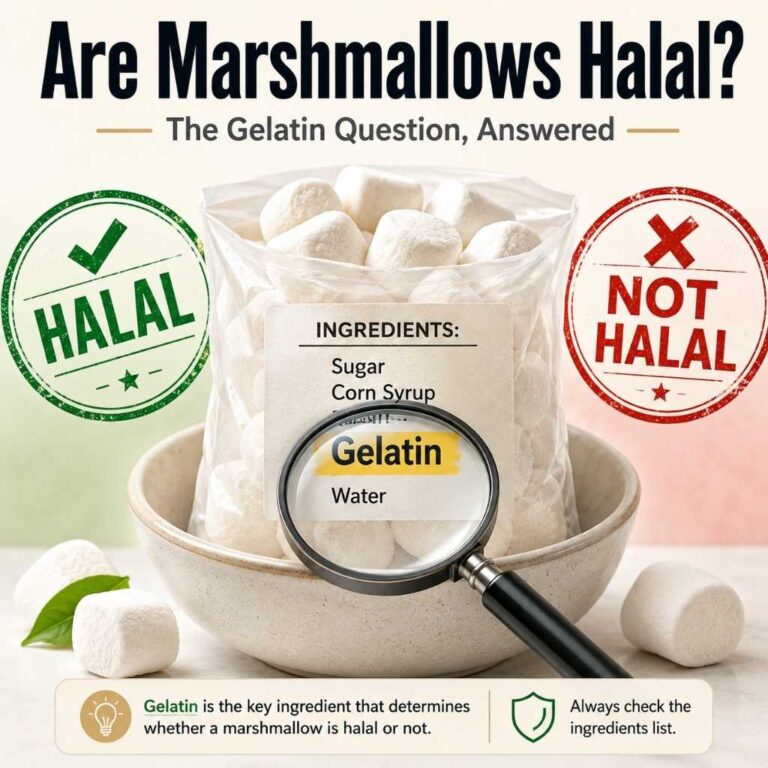 Feature Image of the Blog: Are marshmallow Halal?