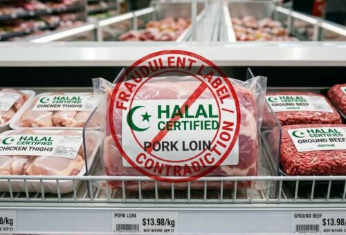 Fraud Halal Pork Certification/Branding