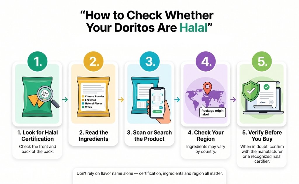 Is Doritos Halal? How to Check halal status of Doritos?