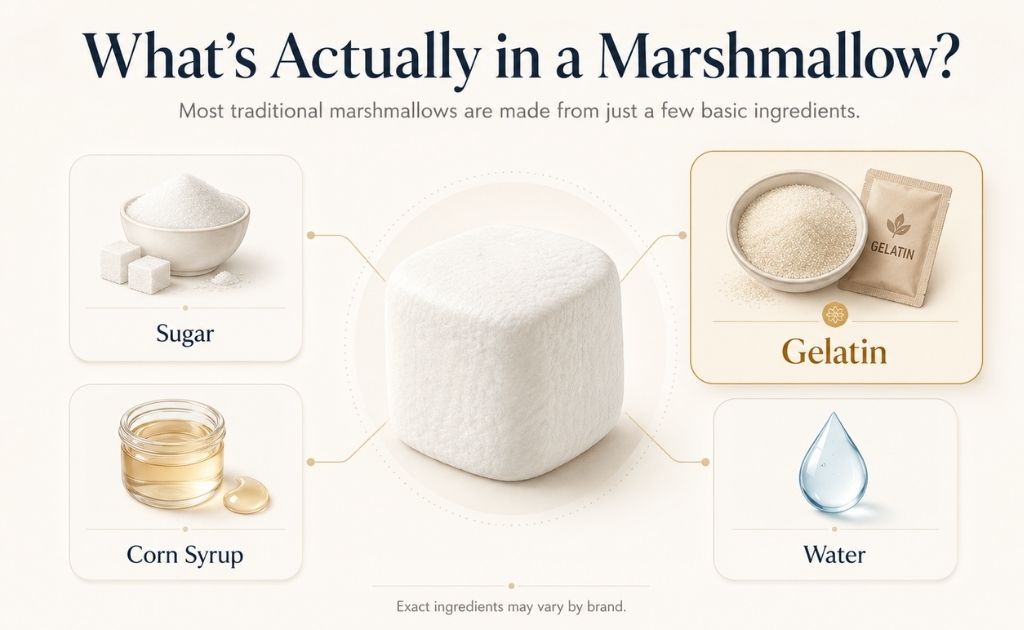 what is actually in a marsmallow
