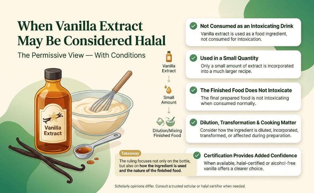 Is vanilla Extract Haram- Halal With Conditions